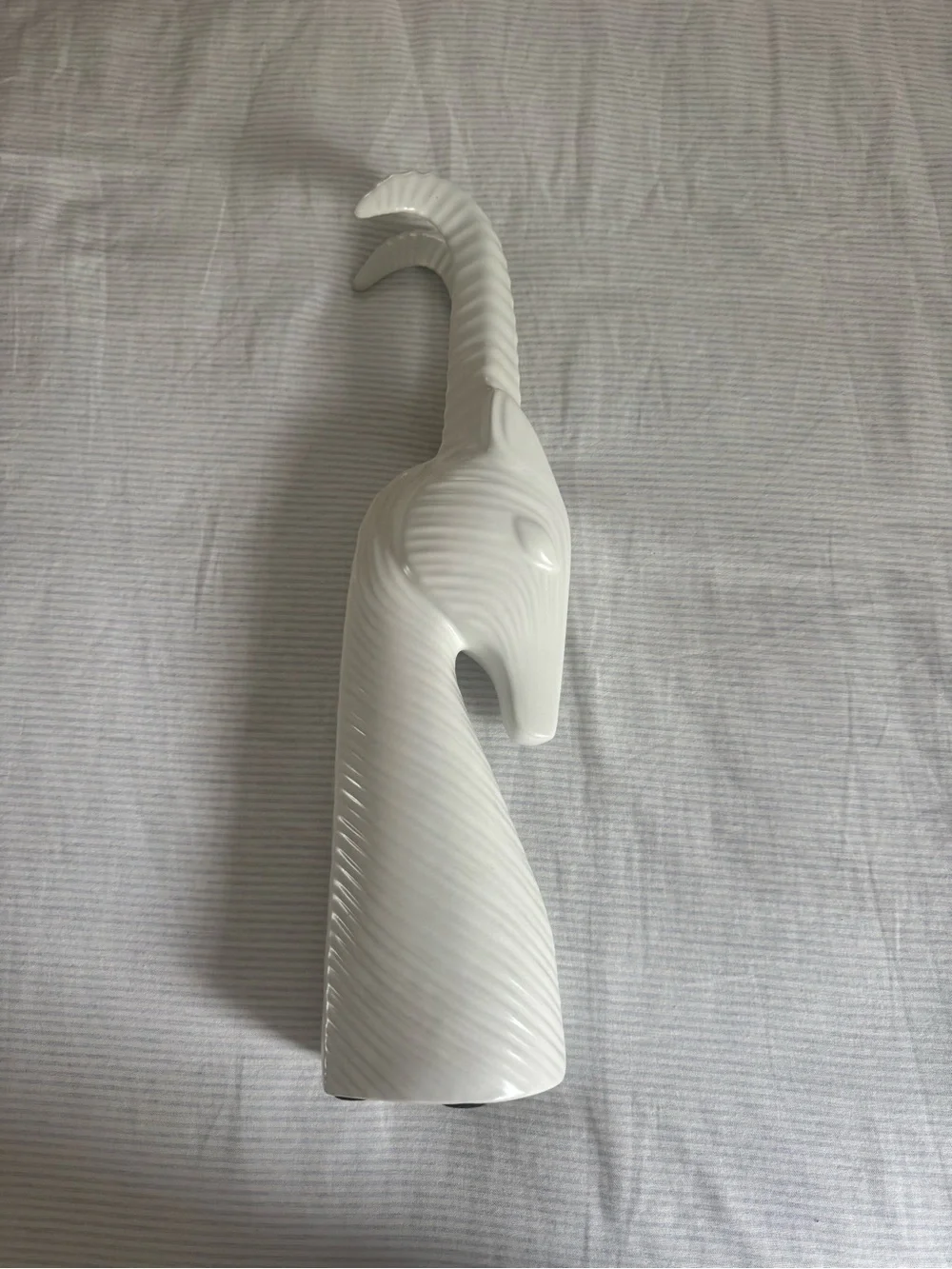 Jonathan Adler Menagerie White Ceramic Gazelle